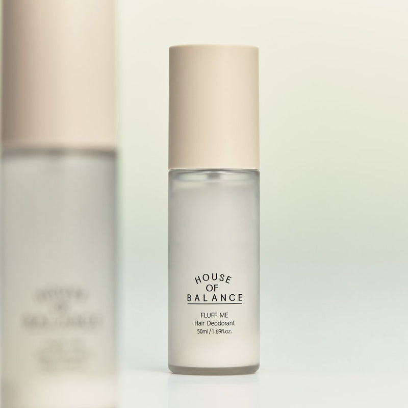 Fluff Me Hair Deodorant mist bottle by House of Balance
